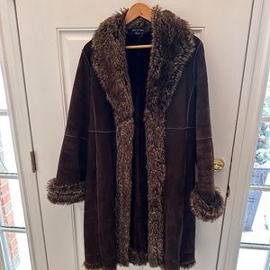 Marvin Richards shearling coat
